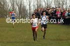 147 Jamaine Coleman (Lancashire) holds off James Hall (Yorkshire) for 3rd place in the under-20 mens Inter Counties Cross Country, Cofton Park, Birmingham. Photo: David T. Hewitson/Sports for All Pics